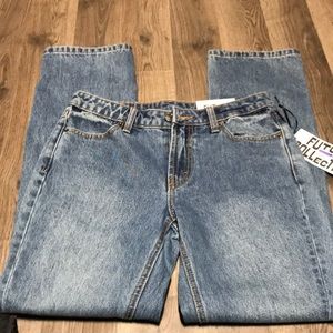 Womens high rise faded boyfriend jeans 👖